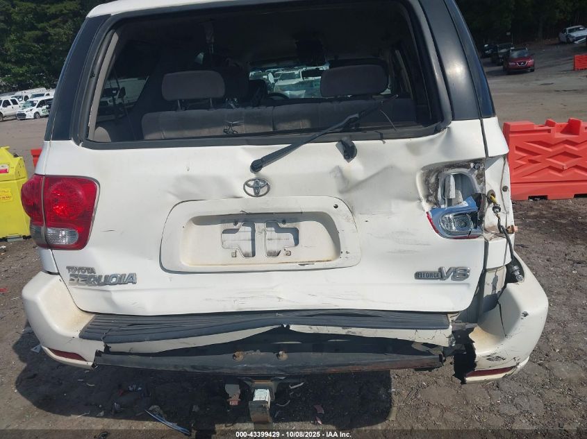 2007 Toyota Sequoia Sr5 V8 VIN: 5TDZT34AX7S289740 Lot: 43399429