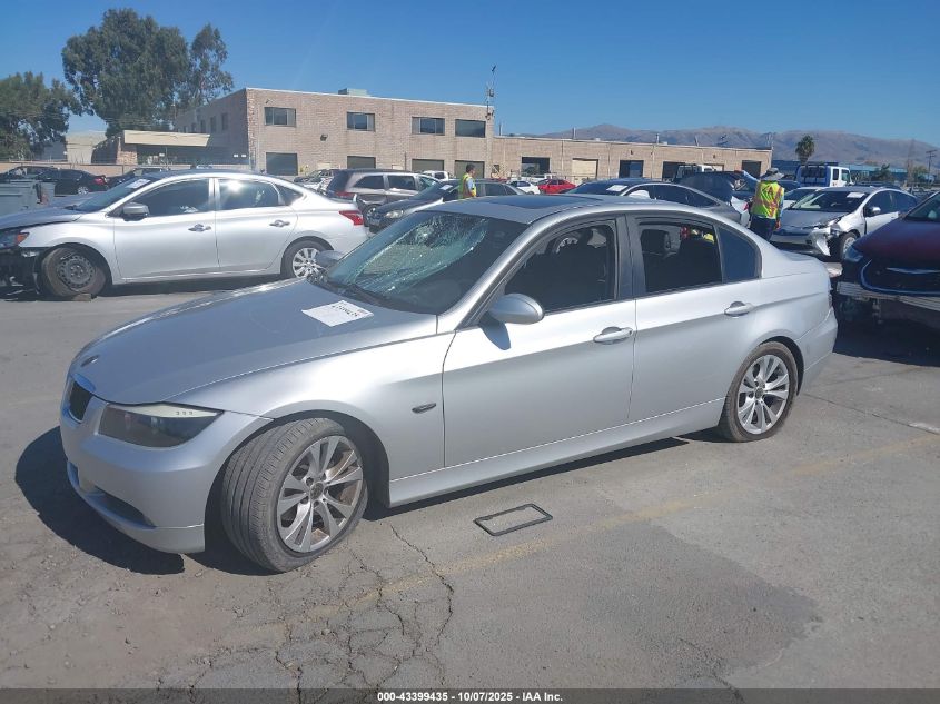 2006 BMW 325I VIN: WBAVB17556NK37115 Lot: 43399435