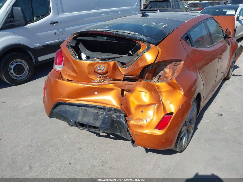 2012 Hyundai Veloster Base W/Black VIN: KMHTC6AD5CU082065 Lot: 43399439