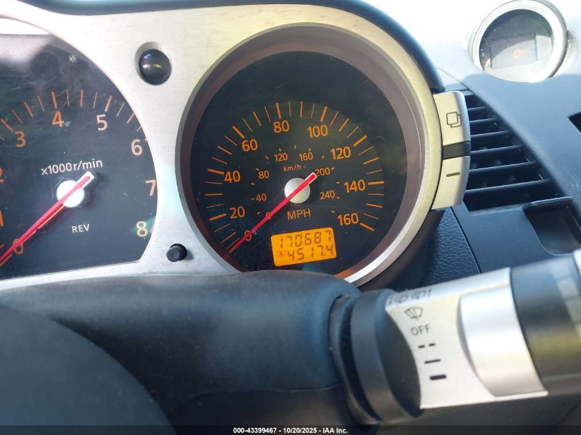 2004 Nissan 350Z VIN: JN1AZ34D94T163133 Lot: 43399467