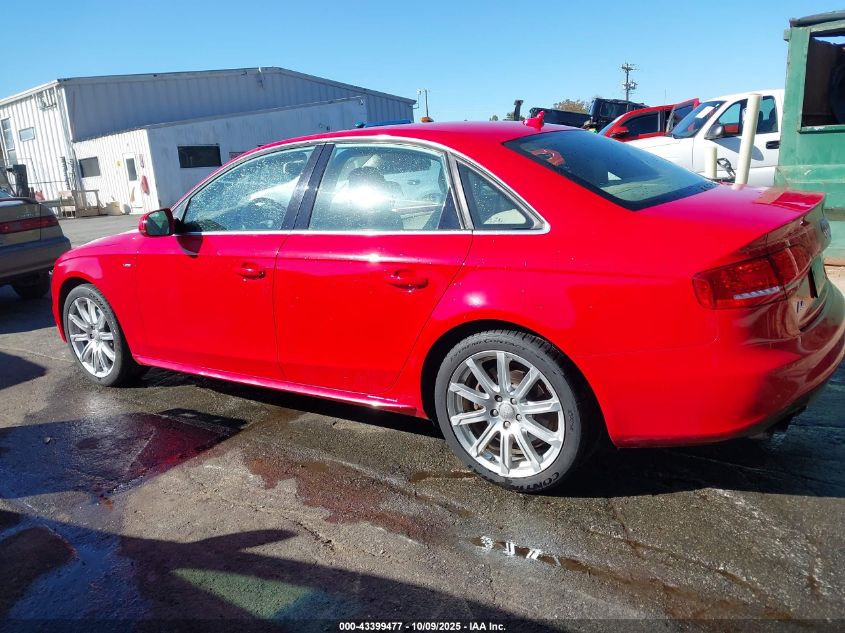 2012 Audi A4 2.0T Premium VIN: WAUFFAFL9CA082189 Lot: 43399477