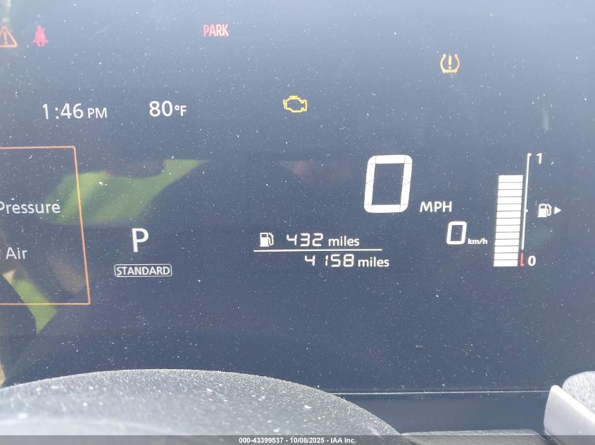 2025 Nissan Kicks Sv Fwd VIN: 3N8AP6CA4SL357697 Lot: 43399537