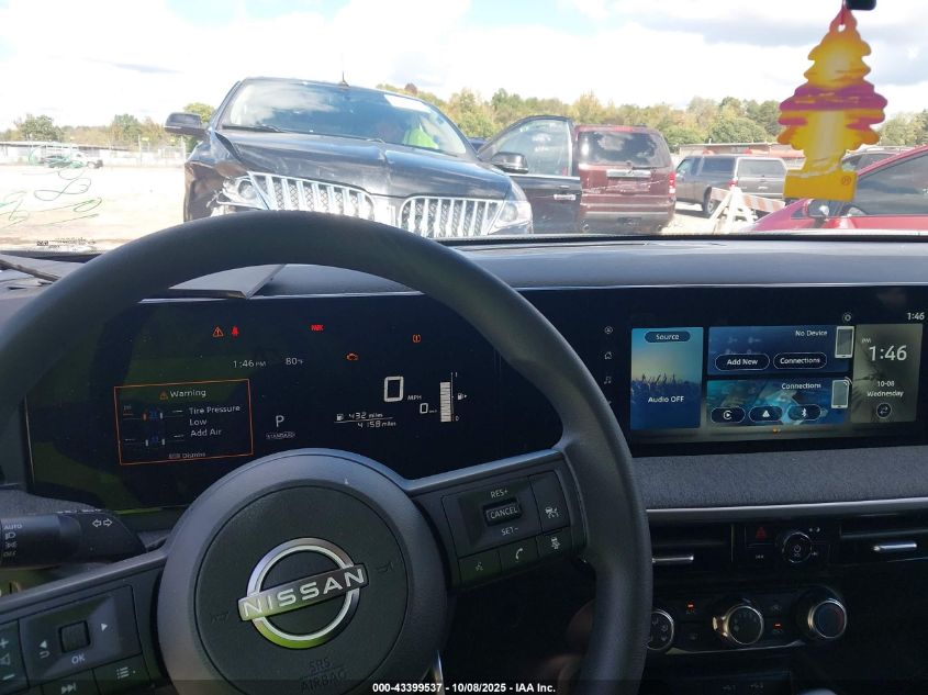 2025 Nissan Kicks Sv Fwd VIN: 3N8AP6CA4SL357697 Lot: 43399537