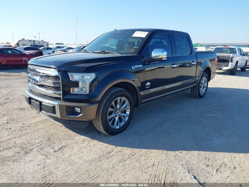 2016 Ford F-150 King Ranch VIN: 1FTEW1CG6GFB53475 Lot: 43399593