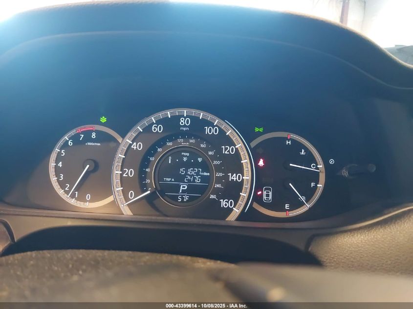 2013 Honda Accord Ex-L VIN: 1HGCR2F80DA078307 Lot: 43399614