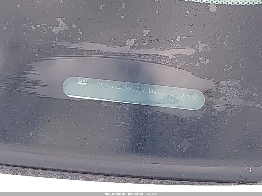 2013 Chevrolet Malibu 1Ls VIN: 1G11B5SA7DF192546 Lot: 43399626