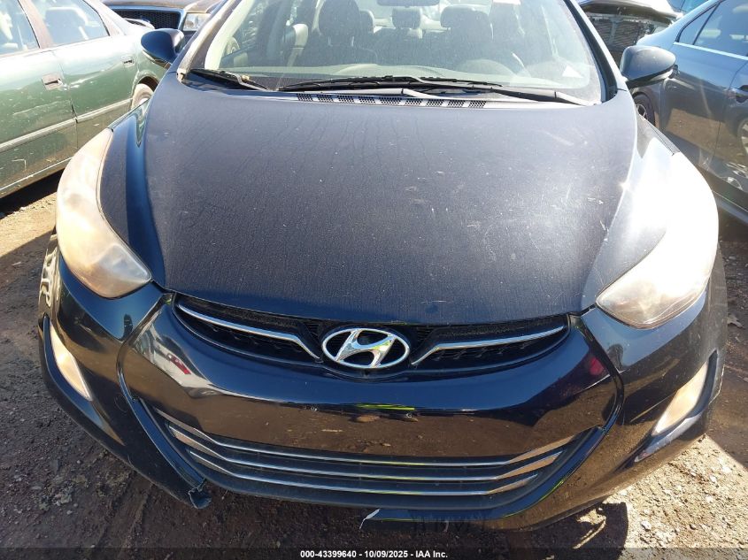 2013 Hyundai Elantra Limited VIN: KMHDH4AE6DU009890 Lot: 43399640
