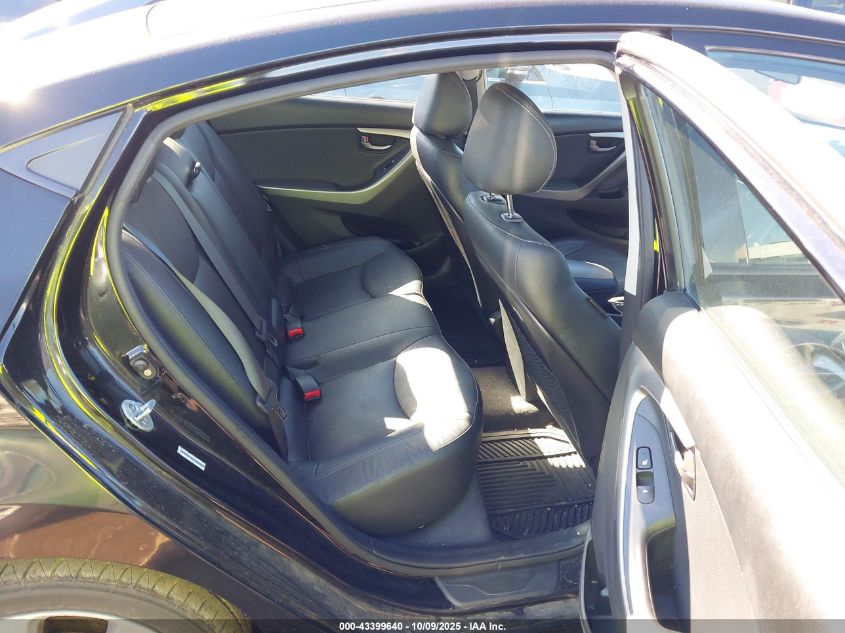 2013 Hyundai Elantra Limited VIN: KMHDH4AE6DU009890 Lot: 43399640