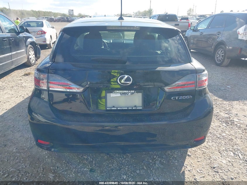 2013 LEXUS CT 200H JTHKD5BH9D2170573