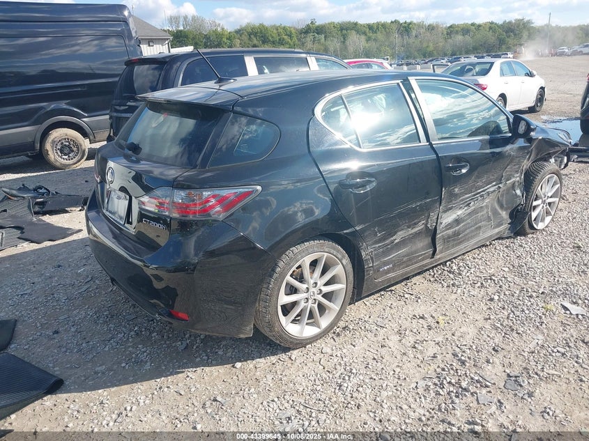 2013 LEXUS CT 200H JTHKD5BH9D2170573