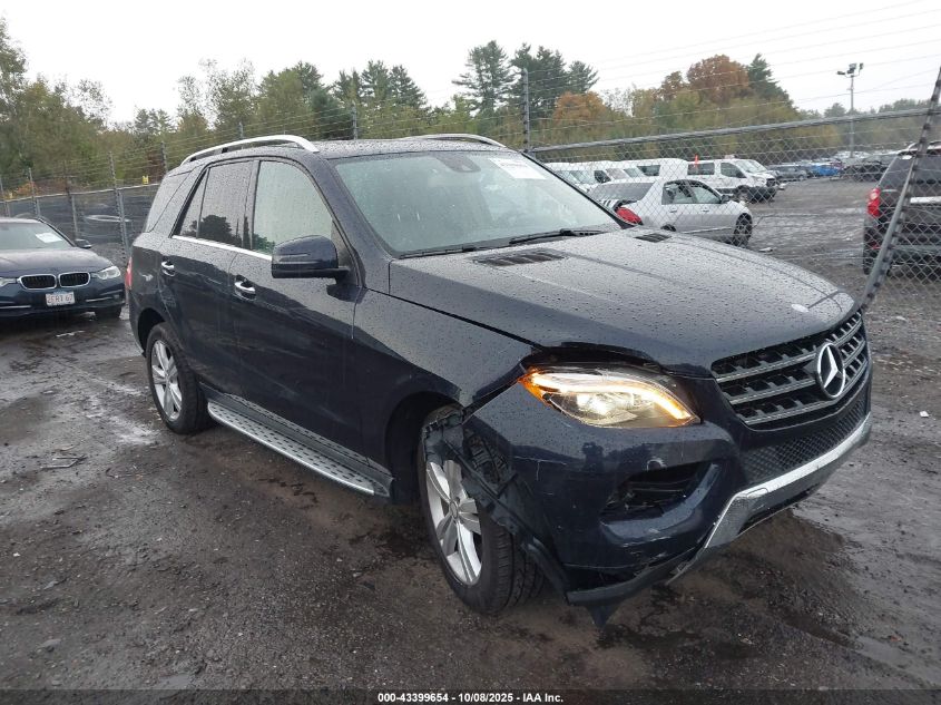 2014 Mercedes-Benz Ml 350 4Matic VIN: 4JGDA5HB8EA341905 Lot: 43399654