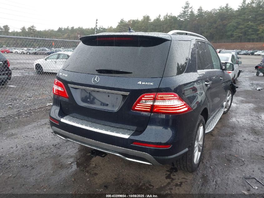 2014 Mercedes-Benz Ml 350 4Matic VIN: 4JGDA5HB8EA341905 Lot: 43399654
