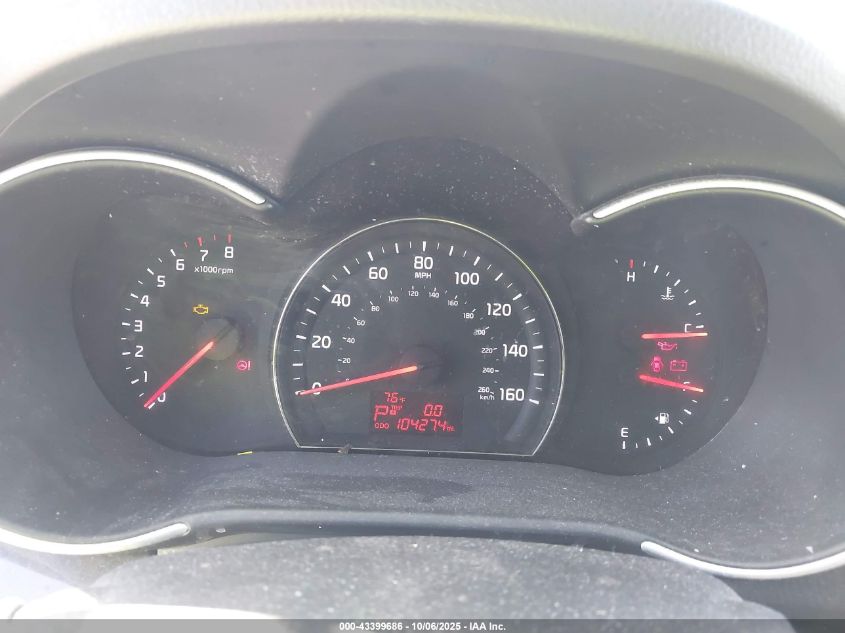 2015 Kia Sorento Lx VIN: 5XYKT3A63FG578200 Lot: 43399686