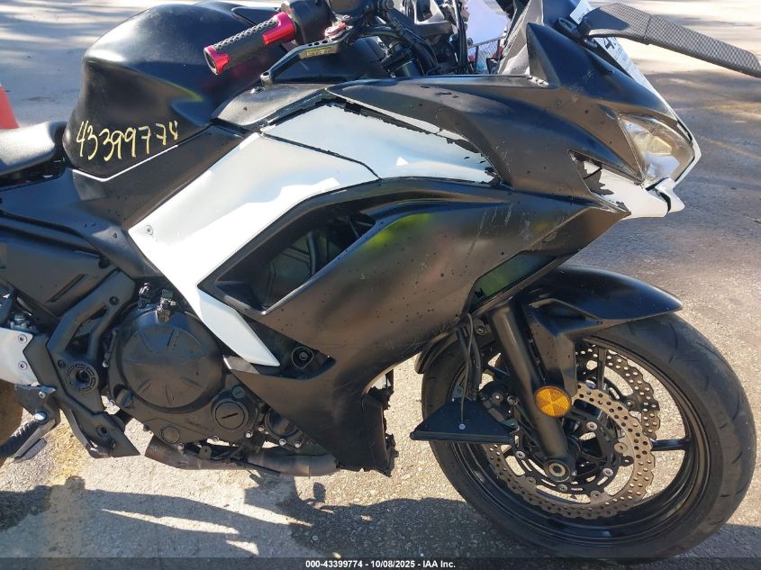 2023 Kawasaki Ex650 R VIN: ML5EXER13PDAA4677 Lot: 43399774