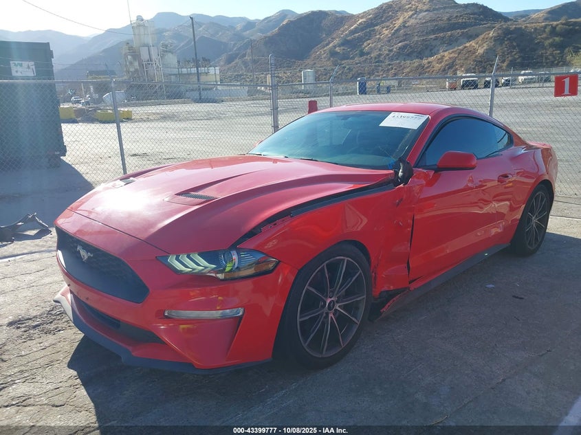 2018 Ford Mustang 2.3 Ecoboost Red Lot 111043399777 Vin 1FA6P8THXJ5138175