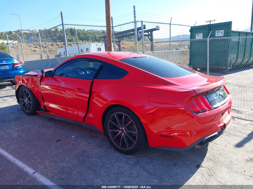 2018 Ford Mustang 2.3 Ecoboost Red Lot 111043399777 Vin 1FA6P8THXJ5138175