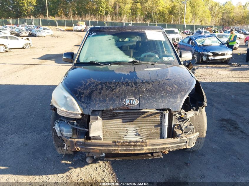 2012 Kia Soul + VIN: KNDJT2A68C7464871 Lot: 43399806