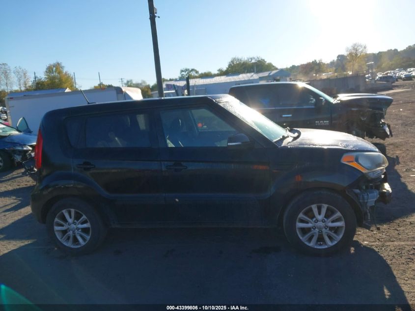 2012 Kia Soul + VIN: KNDJT2A68C7464871 Lot: 43399806