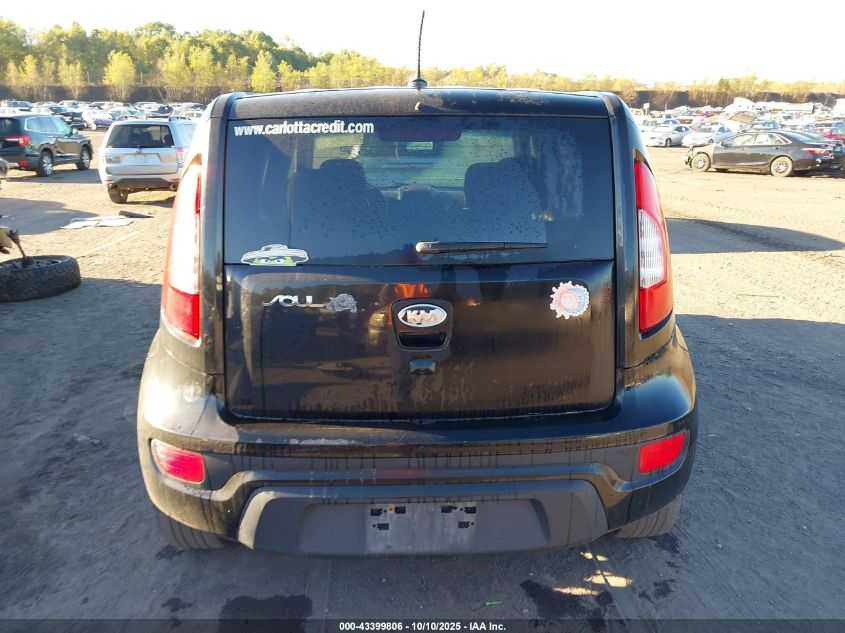 2012 Kia Soul + VIN: KNDJT2A68C7464871 Lot: 43399806