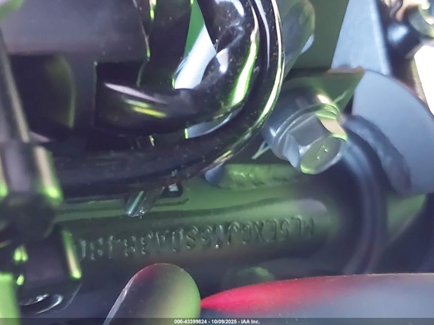 2025 Kawasaki Ex500 A/B VIN: ML5EXGJ15SDA38480 Lot: 43399824