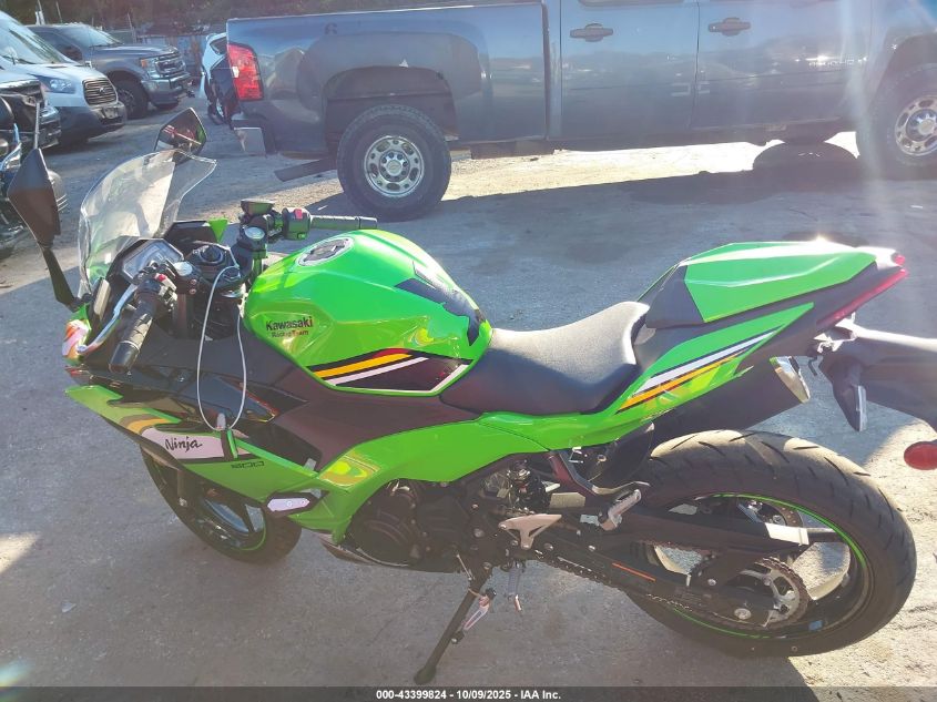 2025 Kawasaki Ex500 A/B VIN: ML5EXGJ15SDA38480 Lot: 43399824