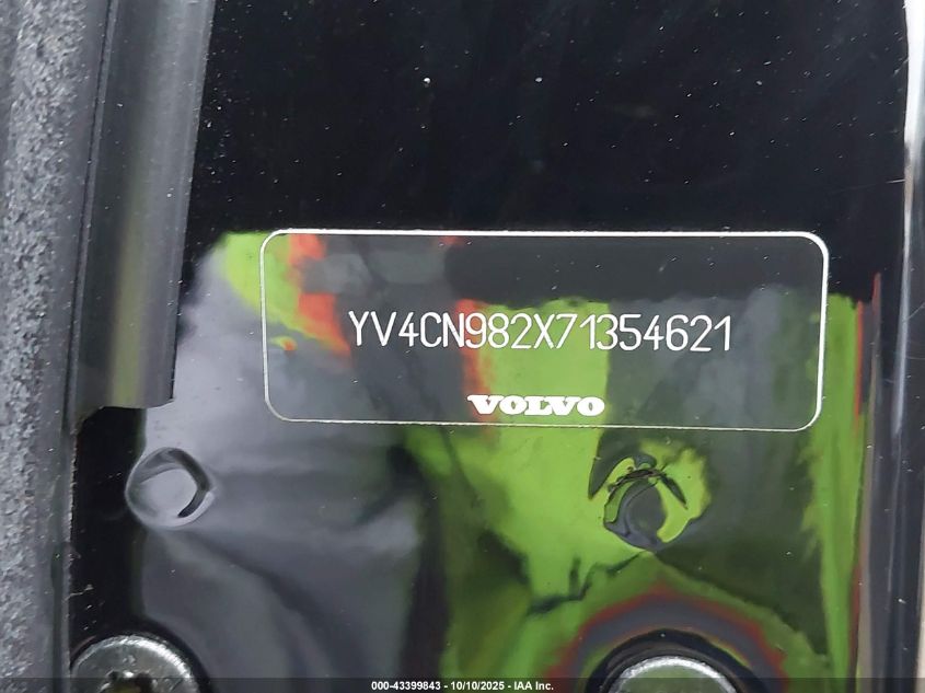 2007 Volvo Xc90 3.2 VIN: YV4CN982X71354621 Lot: 43399843