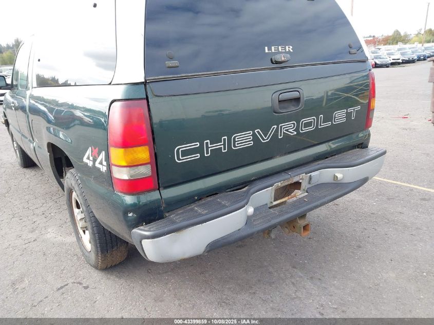 2001 Chevrolet Silverado 1500 VIN: 1GCEK19V91Z291910 Lot: 43399859