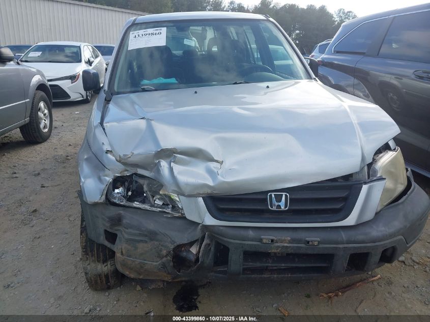 2001 Honda Cr-V Lx VIN: JHLRD18481C007256 Lot: 43399860
