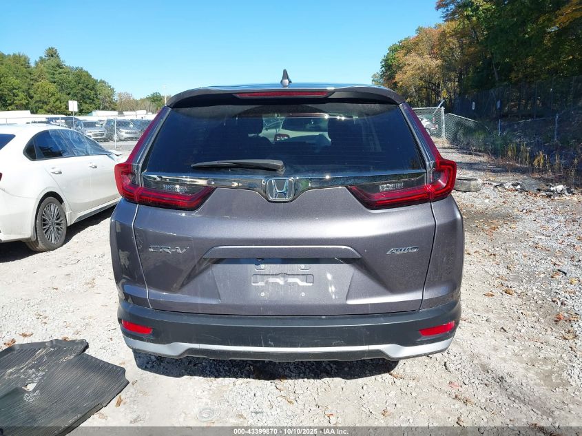 2022 Honda Cr-V Awd Ex-L VIN: 2HKRW2H8XNH645048 Lot: 43399870