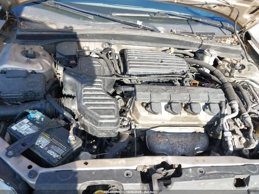 2002 Honda Civic Ex VIN: 1HGES26742L068594 Lot: 43399873