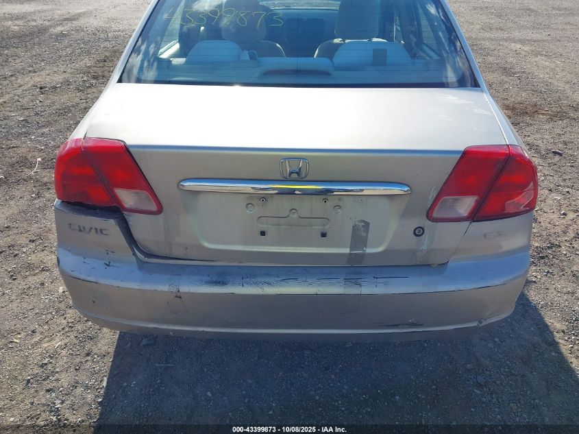 2002 Honda Civic Ex VIN: 1HGES26742L068594 Lot: 43399873