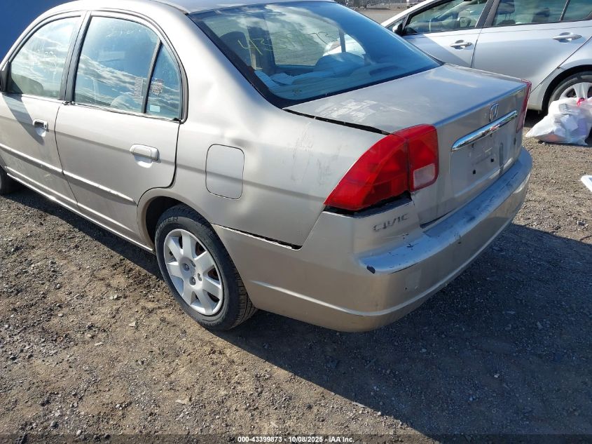 2002 Honda Civic Ex VIN: 1HGES26742L068594 Lot: 43399873