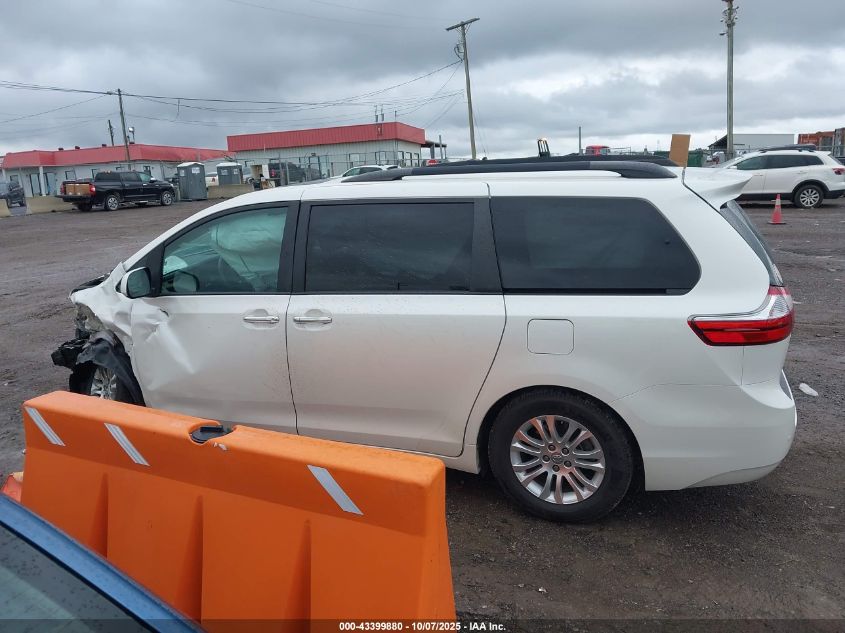2017 Toyota Sienna Xle Premium 8 Passenger VIN: 5TDYZ3DC6HS785308 Lot: 43399880