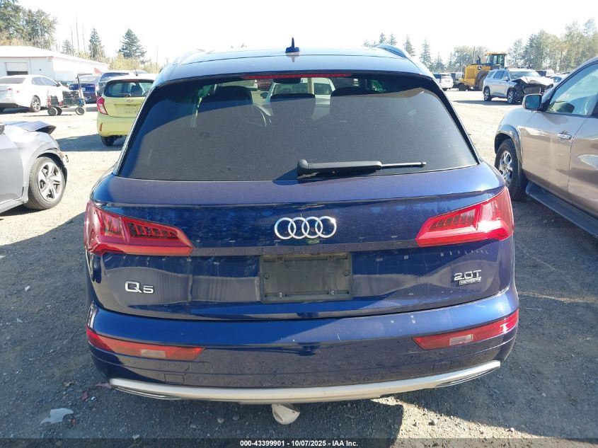 2018 Audi Q5 2.0T Premium/2.0T Tech Premium VIN: WA1ANAFY8J2025477 Lot: 43399901