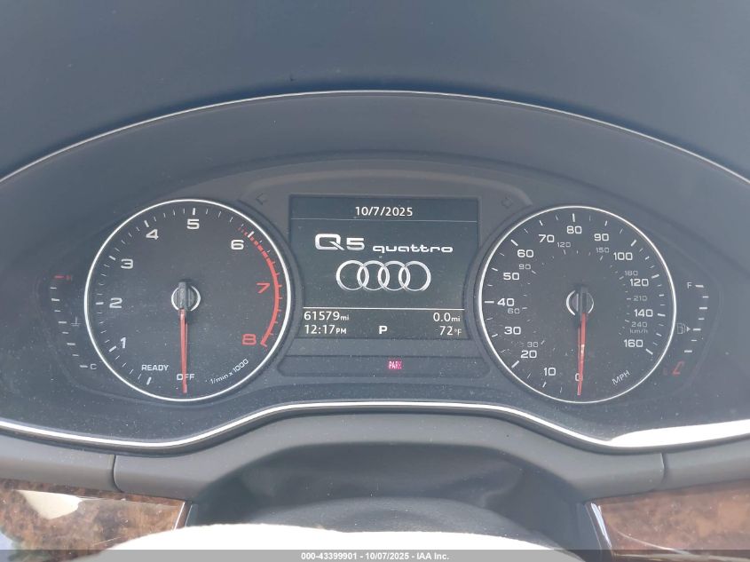 2018 Audi Q5 2.0T Premium/2.0T Tech Premium VIN: WA1ANAFY8J2025477 Lot: 43399901