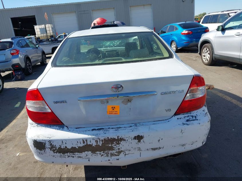 2004 Toyota Camry Le V6 VIN: 4T1BF32K14U066638 Lot: 43399912