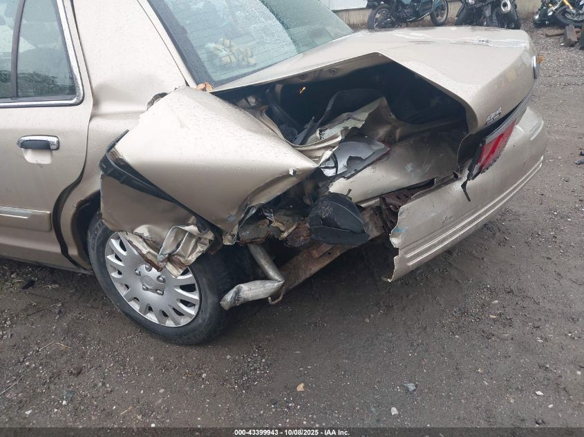 2000 Mercury Grand Marquis Gs VIN: 2MEFM74W5YX717222 Lot: 43399943