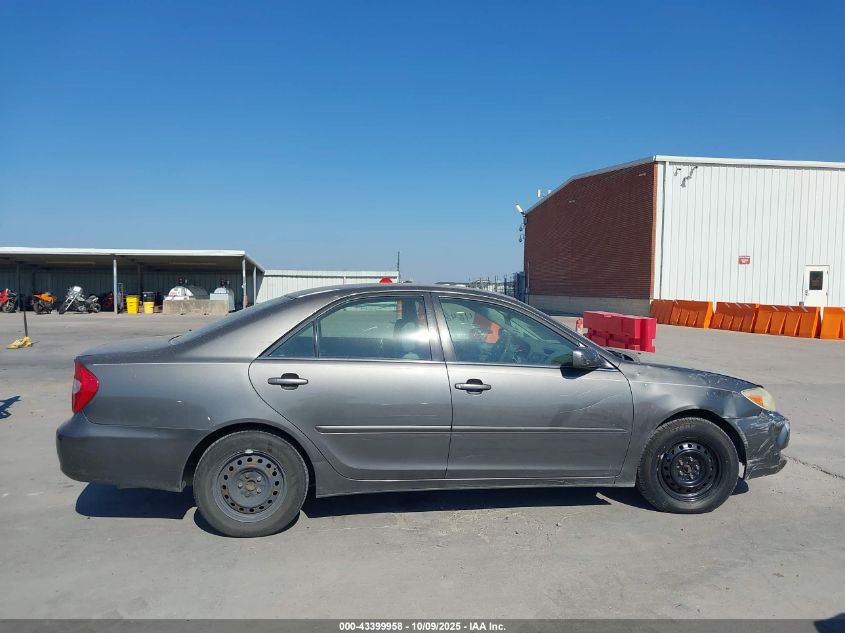 2002 Toyota Camry Le VIN: JTDBE32KX20119378 Lot: 43399958