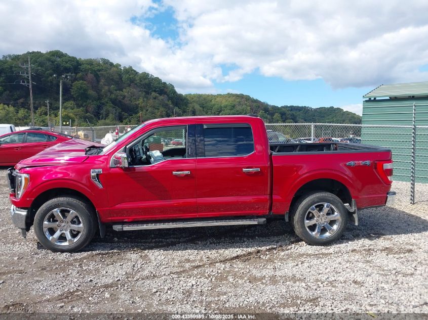 2022 Ford F-150 Lariat VIN: 1FTFW1E52NFA02243 Lot: 43399959