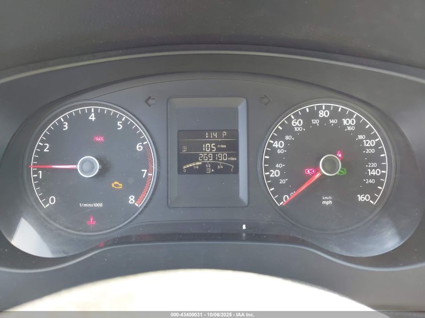 2014 Volkswagen Jetta 2.0L S VIN: 3VW2K7AJ1EM237147 Lot: 43400031