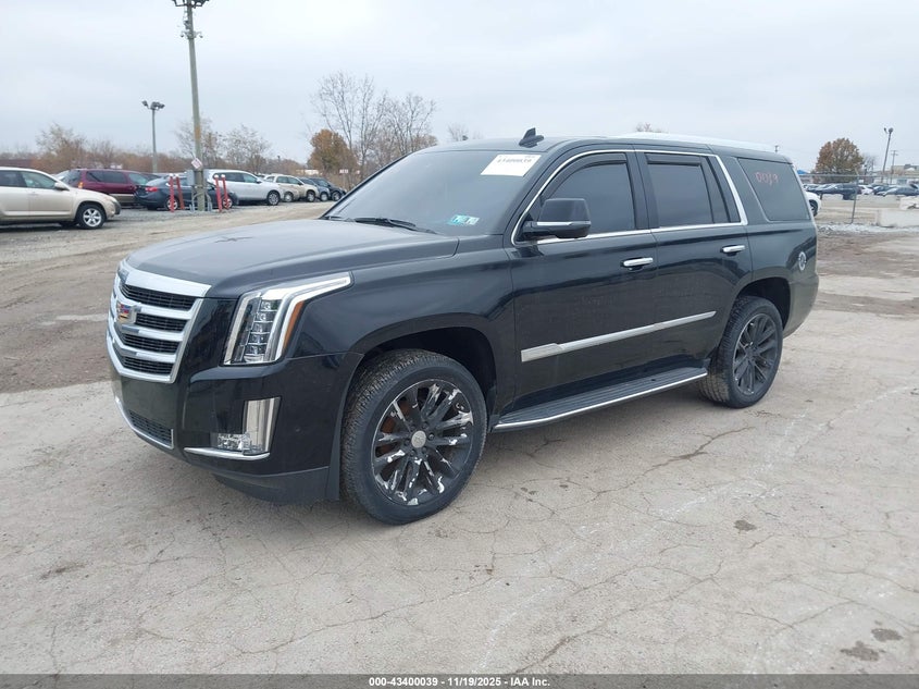 Vin: 1gys4bkj6kr197411, lot: 43894804, cadillac escalade luxury 20192