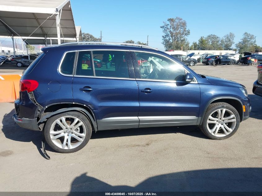 2016 Volkswagen Tiguan Sel VIN: WVGAV7AX7GW581901 Lot: 43400045