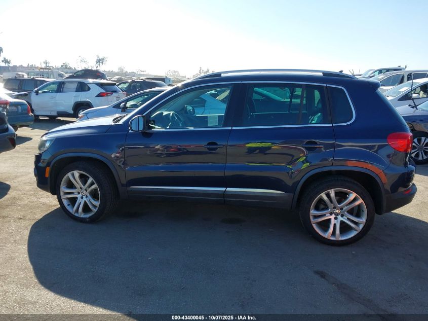 2016 Volkswagen Tiguan Sel VIN: WVGAV7AX7GW581901 Lot: 43400045