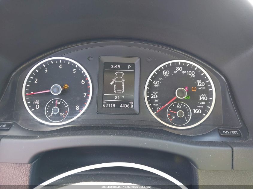 2016 Volkswagen Tiguan Sel VIN: WVGAV7AX7GW581901 Lot: 43400045