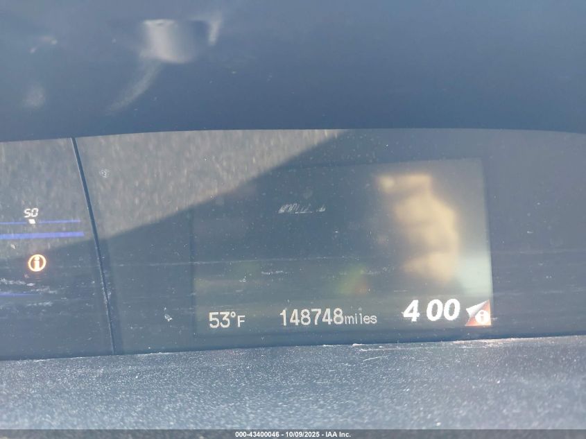 2013 Honda Civic Hybrid VIN: 19XFB4F23DE203191 Lot: 43400046