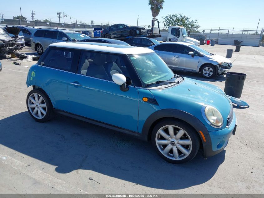 2010 Mini Cooper VIN: WMWMF3C53ATZ24647 Lot: 43400088