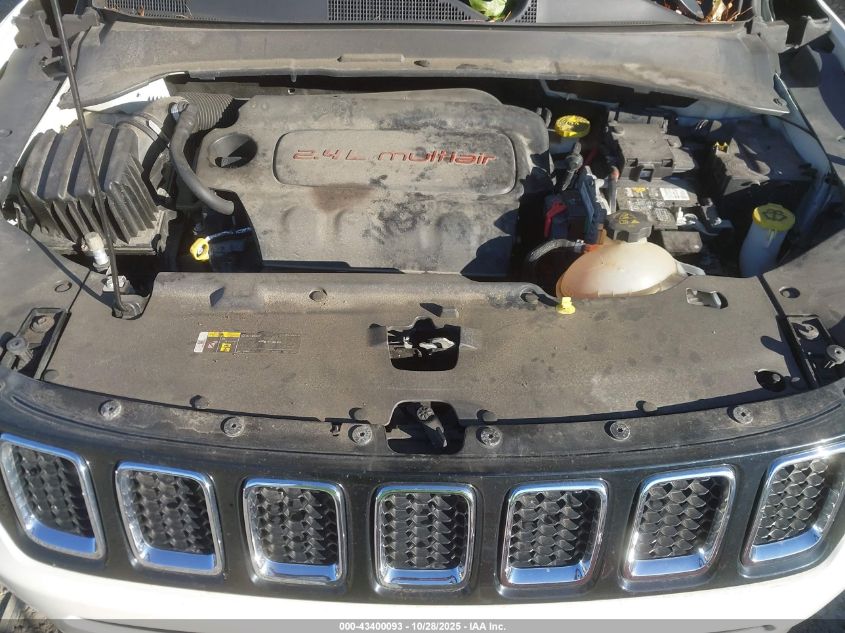 2018 Jeep Compass Sport Fwd VIN: 3C4NJCAB3JT328876 Lot: 43400093