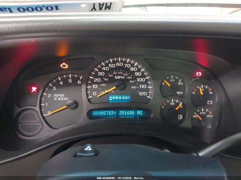 2003 Chevrolet Silverado 1500 Ls VIN: 2GCEK19TX31155909 Lot: 43400098