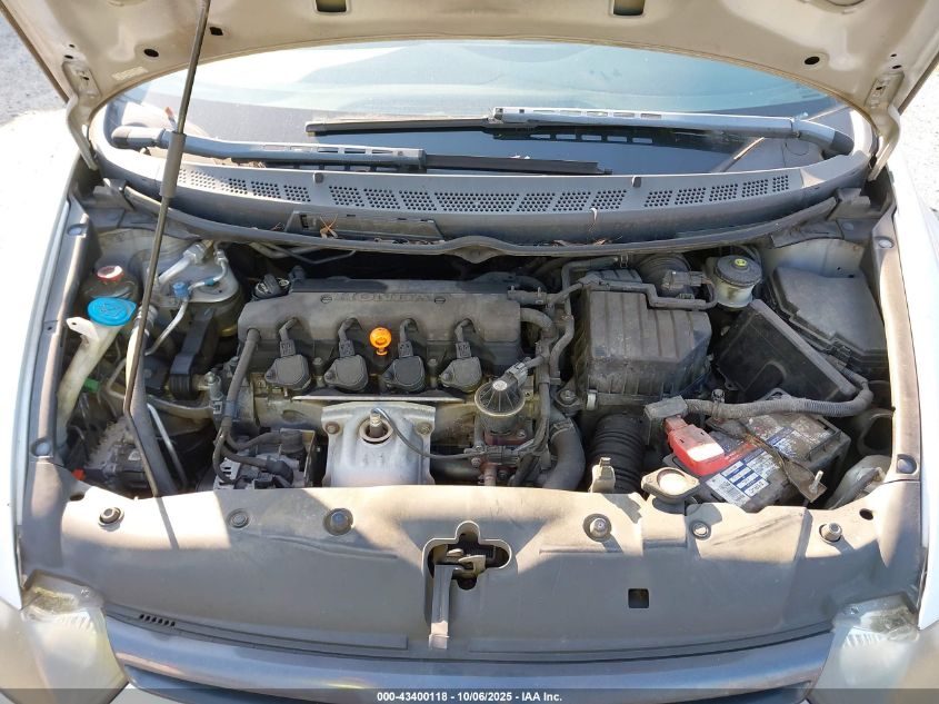 2006 Honda Civic Lx VIN: 2HGFG12606H541116 Lot: 43400118