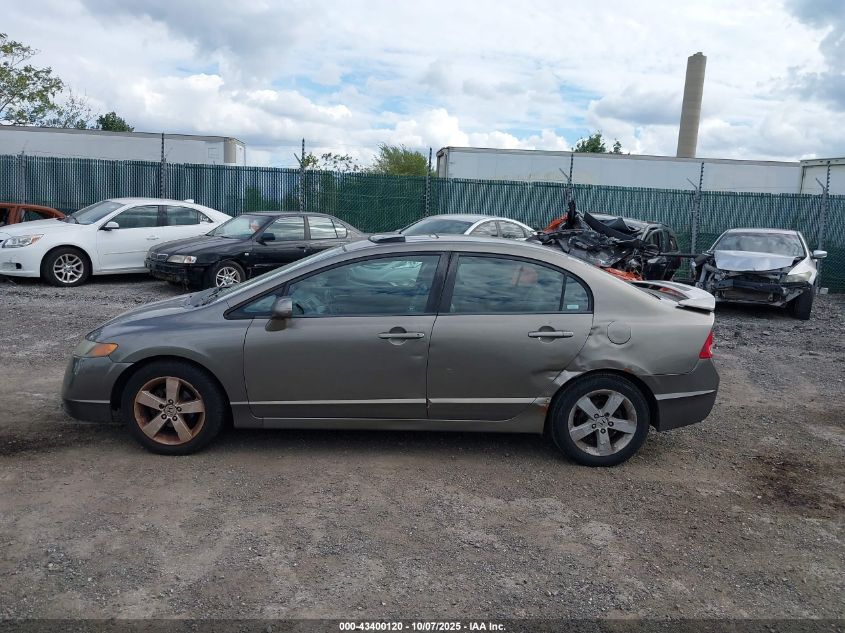 2008 Honda Civic Ex-L VIN: 2HGFA16918H305678 Lot: 43400120